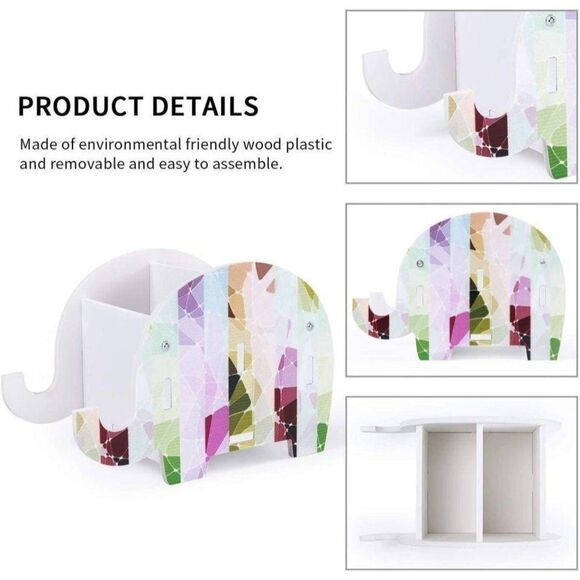 Desk Supplies Organizer,‎ Elephant Pencil Holder - Picture 4 of 8